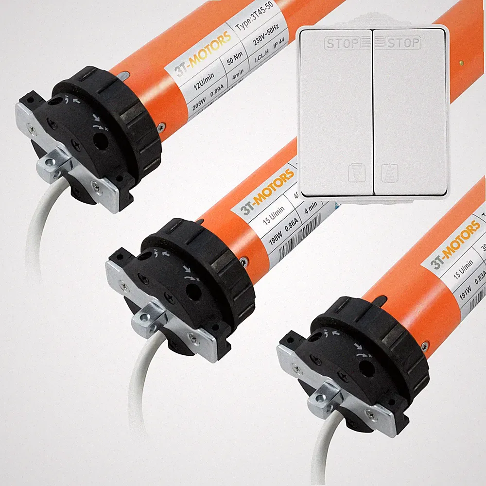 3T-MOTORS Markisenmotor + AP Schalter + Adapter elektrische Markise Sonnenschutz