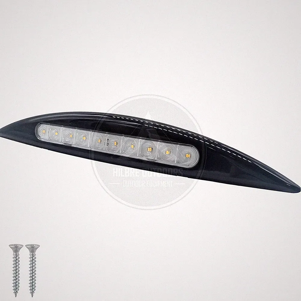 DIMATEC MARKISENLEUCHTE 10 LED INNEN-/AUSSENLAMPE WOHNWAGEN WOHNMOBIL SCHWARZ