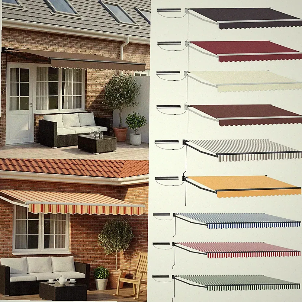 Elektrische Gelenkarmmarkise Sonnenmarkise Garten Fenstermarkise Balkonmarkise