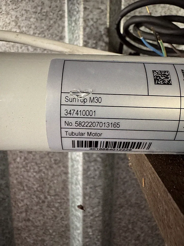 elero SunTop M30, 30 Nm, Rohrmotor Markise Leiner Fino Komo
