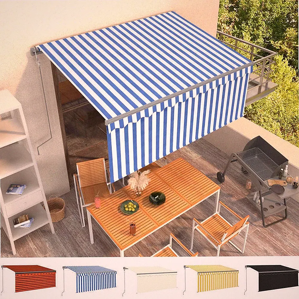 Gelenkarmmarkise Automatisch Jalousie Markise Balkon Sonnenmarkise vidaXL