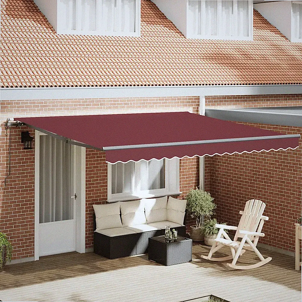 Markise Einziehbar Automatisch Gelenkarmmarkise Balkon Sonnenschutz vidaXL