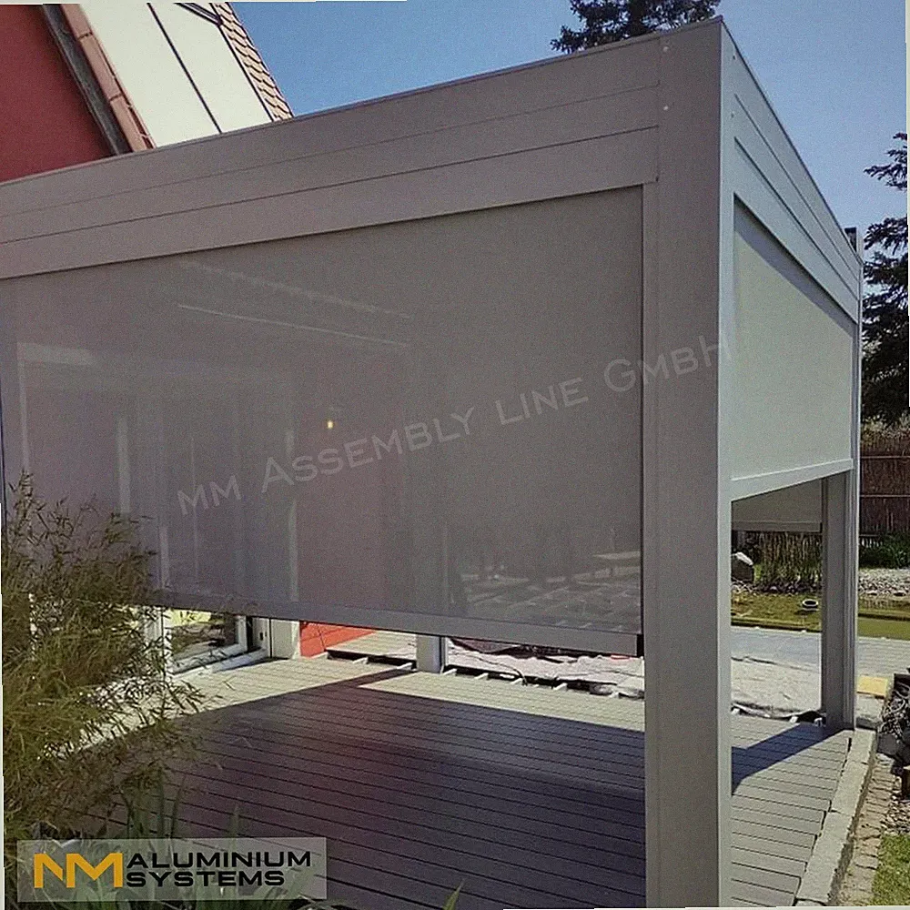TOP ANGEBOT!Zip Markise Senkrechtmarkise Fenstermarkise 6 m x 2,5 m