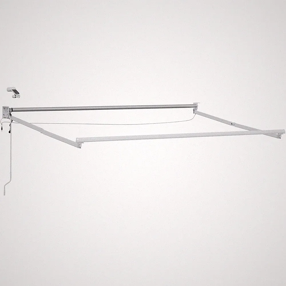 vidaXL Elektrisches Markisenrahmen Anthrazit 3,5 x 2 m Aluminium