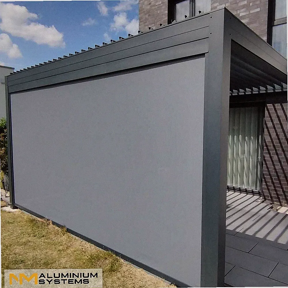 Zip Markise Senkrechtmarkise Seitenmarkise Terrassendach Sichtschutz 2,2 m x 2 m